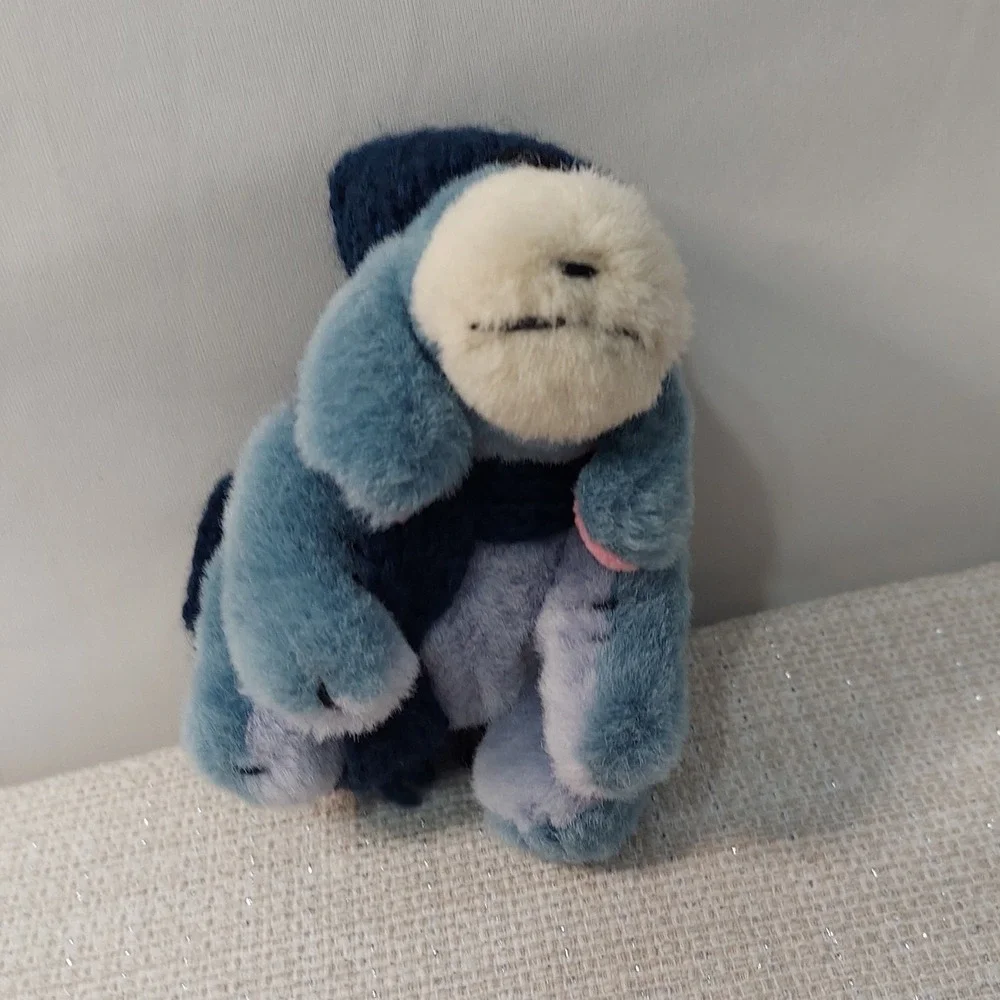 Disney Boyds Collection Eeyore Plush Ornament Blue Knit Hat Scarf Snowflake 6in - Picture 6 of 15
